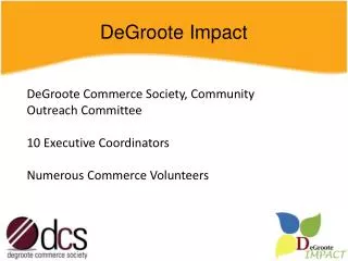 DeGroote Impact