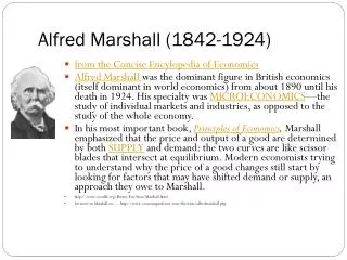 Alfred Marshall (1842-1924)