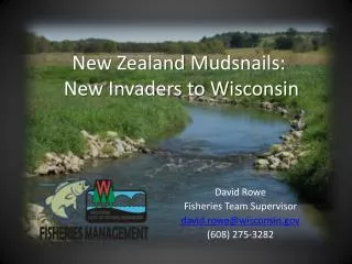 New Zealand M udsnails : New I nvaders to Wisconsin