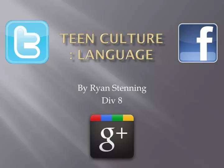 teen culture language
