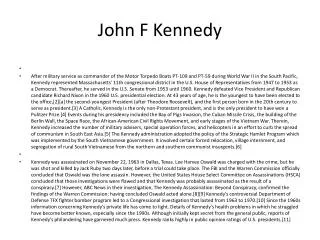 J ohn F Kennedy