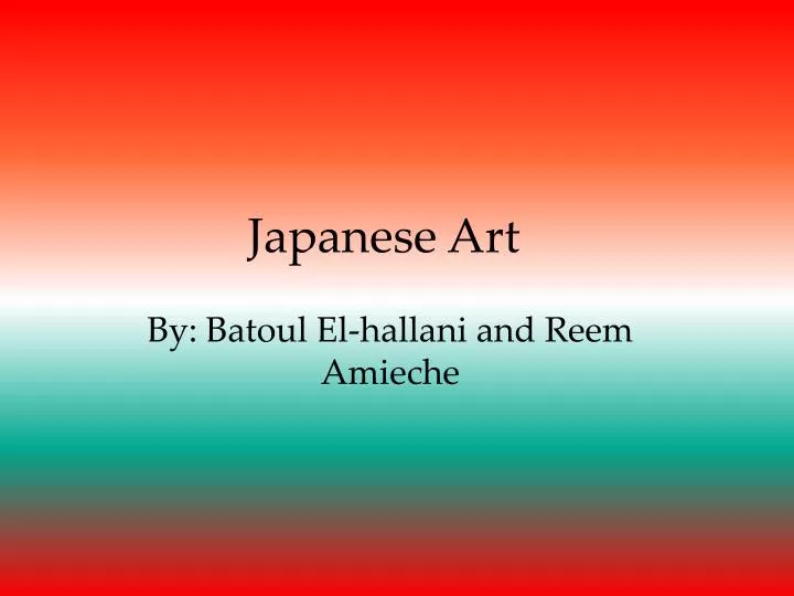 japanese art