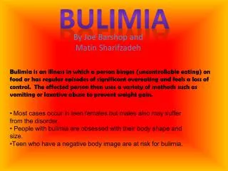 Bulimia