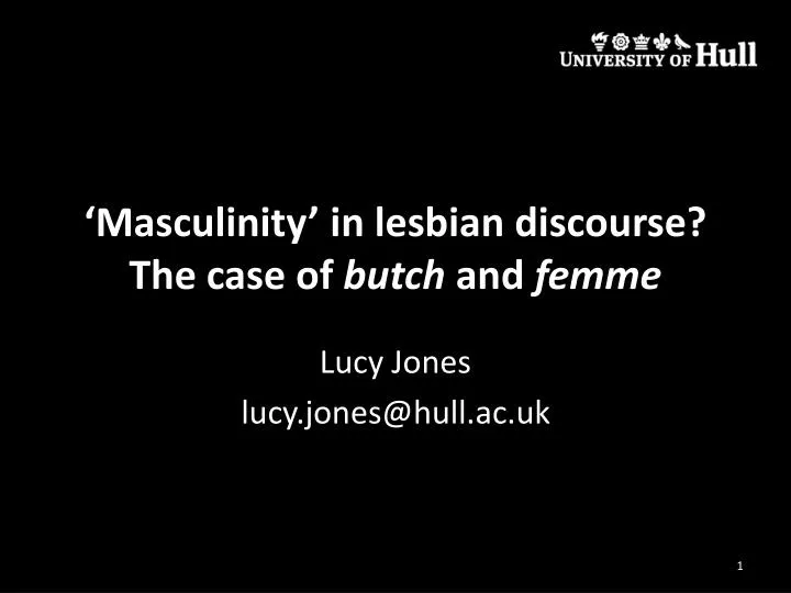 masculinity in lesbian discourse the case of butch and femme