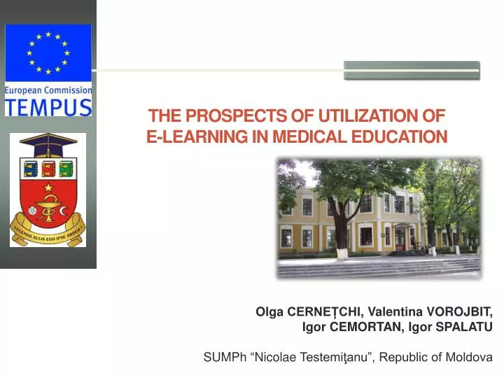 the prospects of utilization of e learning in medical education