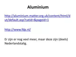 aluminium
