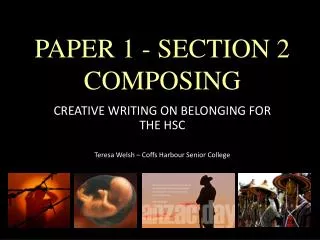 PAPER 1 - SECTION 2 COMPOSING