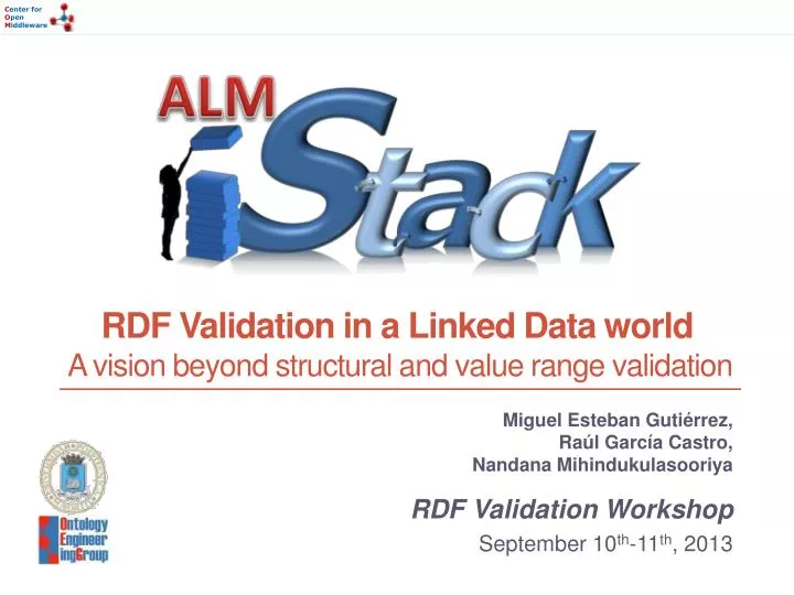 rdf validation in a linked data world a vision beyond structural and value range validation