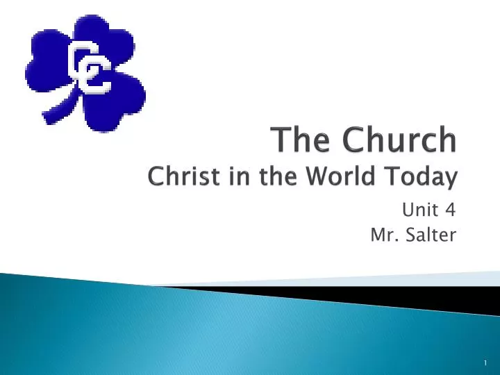 the church christ in the world today