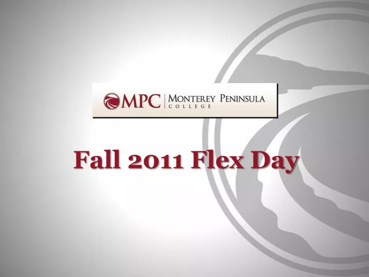 fall 2011 flex day