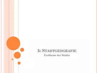 5: Stadtgeografie