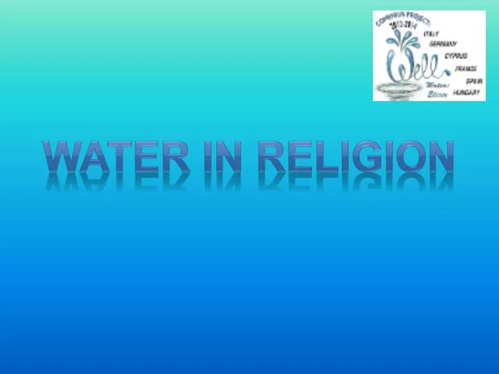water in religion