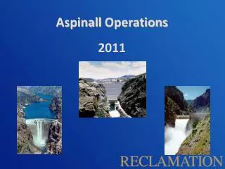 Aspinall Operations 2011