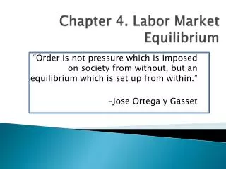 chapter 4 labor market equilibrium