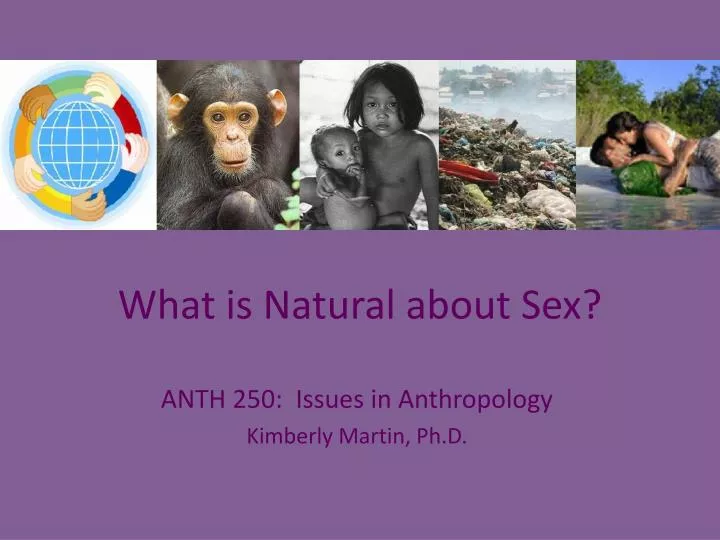 what is natural about sex