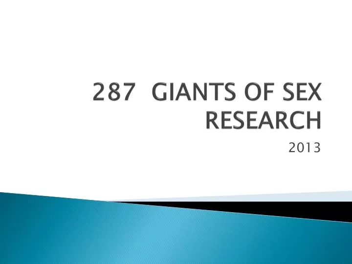 287 giants of sex research