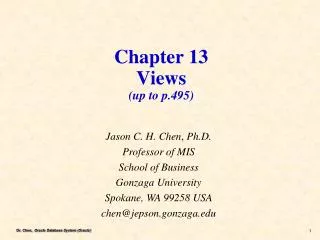 Chapter 13 Views (up to p.495)
