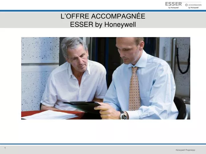 l offre accompagn e esser by honeywell