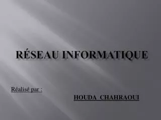 r seau informatique