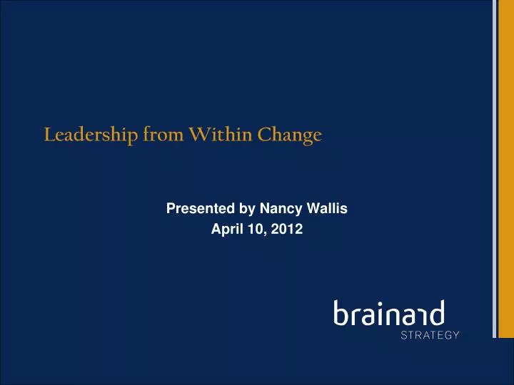 leadership from within change