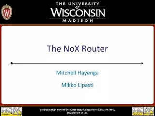 The NoX Router