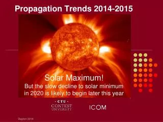 Propagation Trends 2014-2015