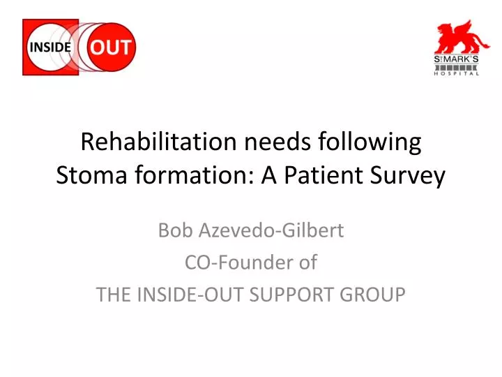 rehabilitation needs following stoma formation a patient survey