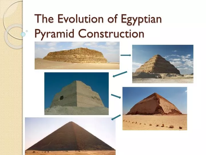 the evolution of egyptian pyramid construction
