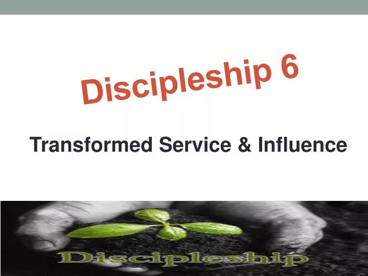 discipleship 6