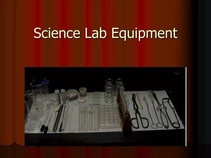 science lab equipment