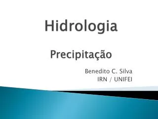 hidrologia precipita o