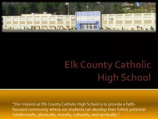 Elk County Catholic High School