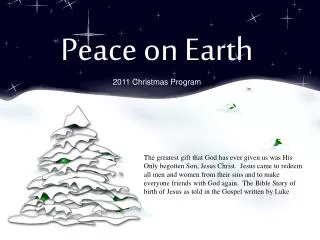 2011 Christmas Program