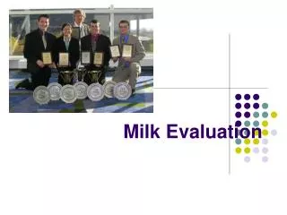 Milk Evaluation