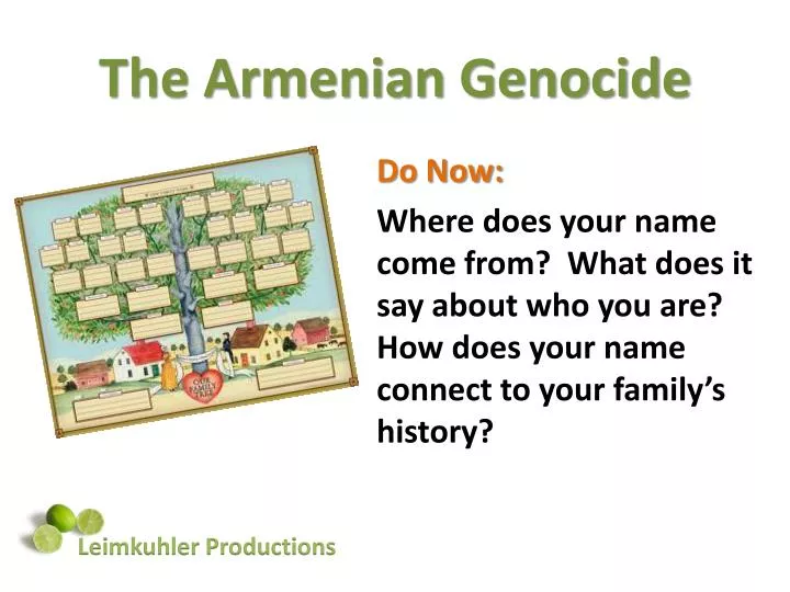 the armenian genocide