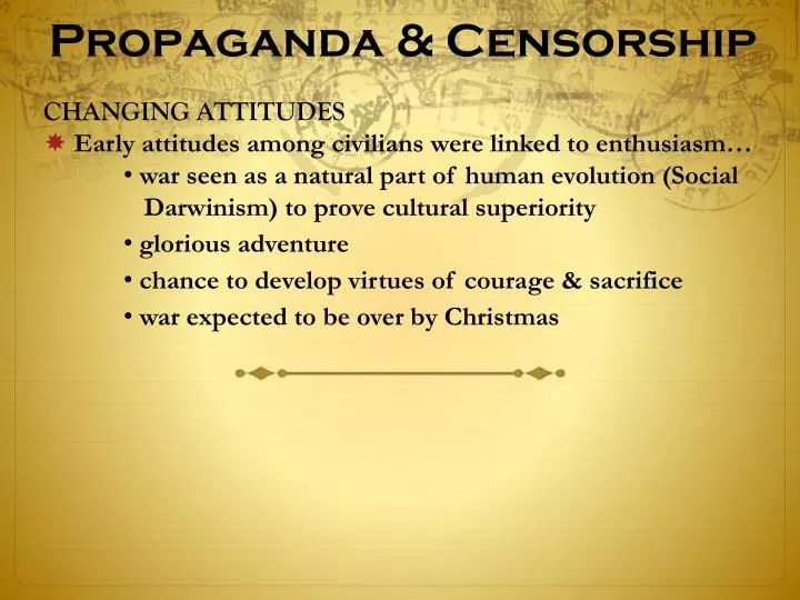 propaganda censorship