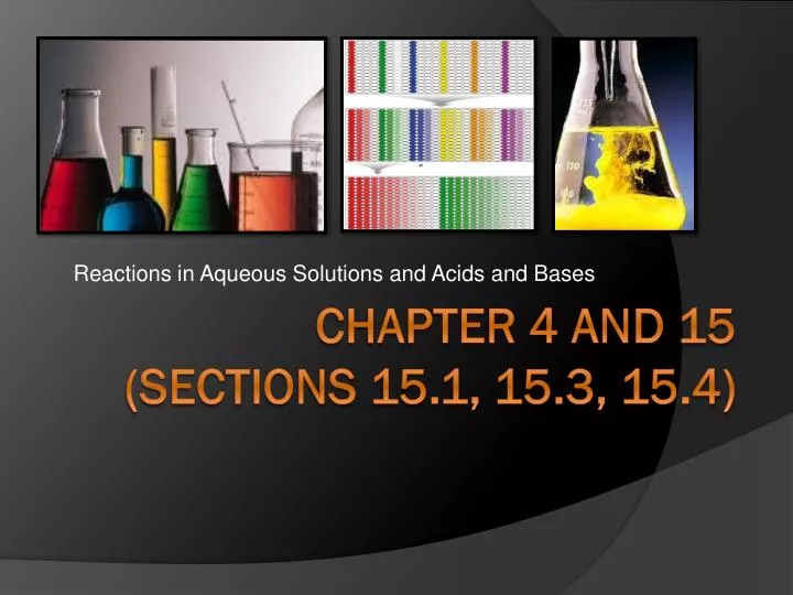 reactions in aqueous solutions and acids and bases