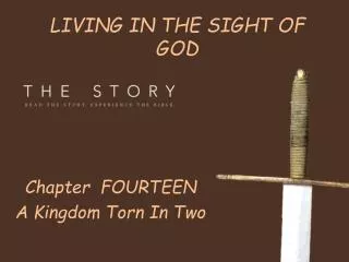 LIVING IN THE SIGHT OF GOD