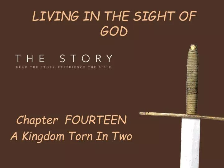 living in the sight of god