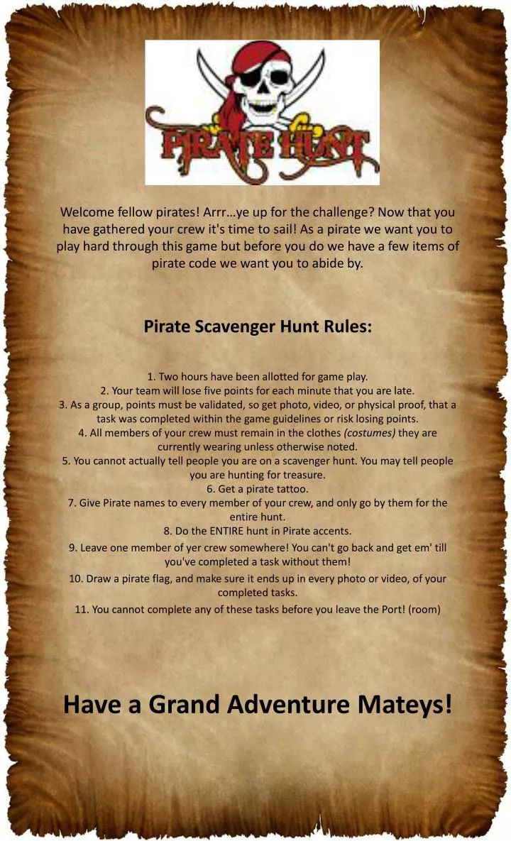 11 Rules From an Actual Pirate Code