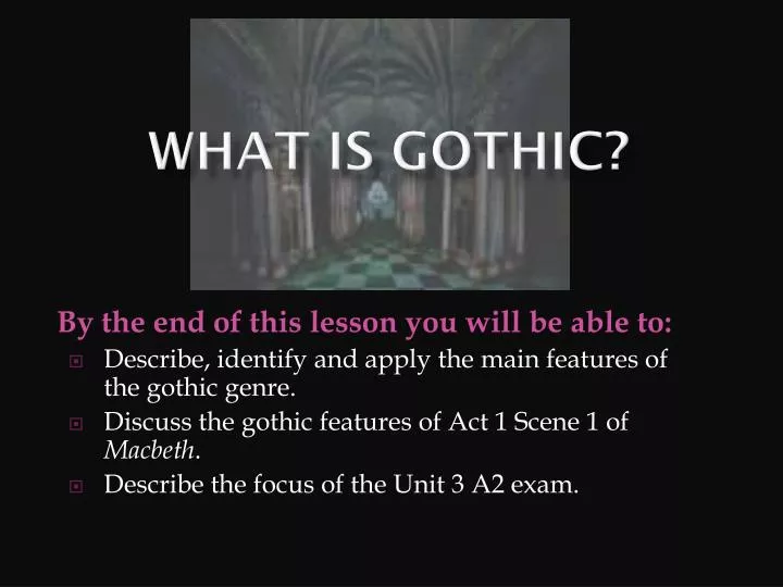 what is gothic