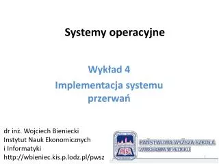systemy operacyjne