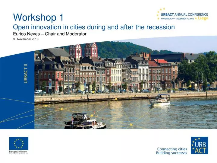 workshop 1 open innovation in cities during and after the recession
