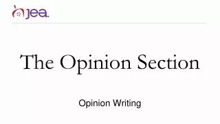 The Opinion Section