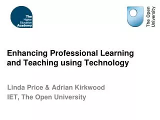 Enhancing Professional Learning and Teaching using Technology