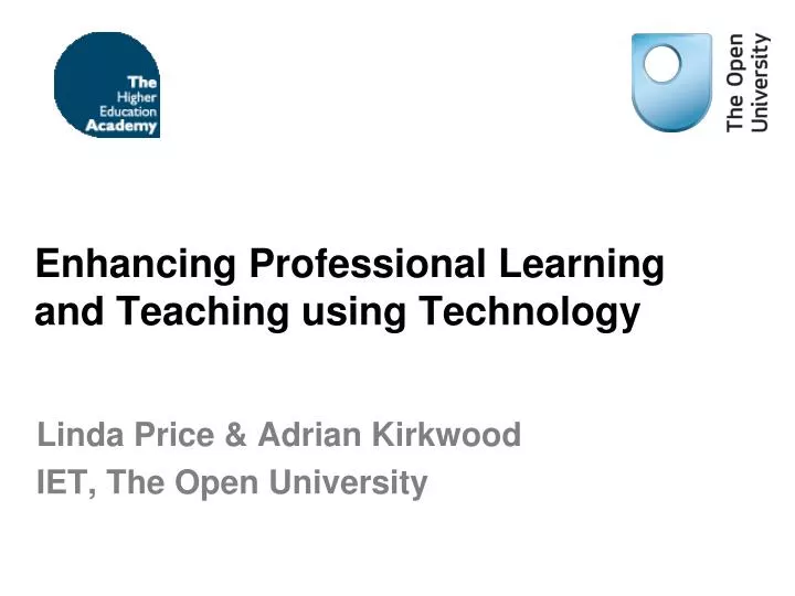 enhancing professional learning and teaching using technology
