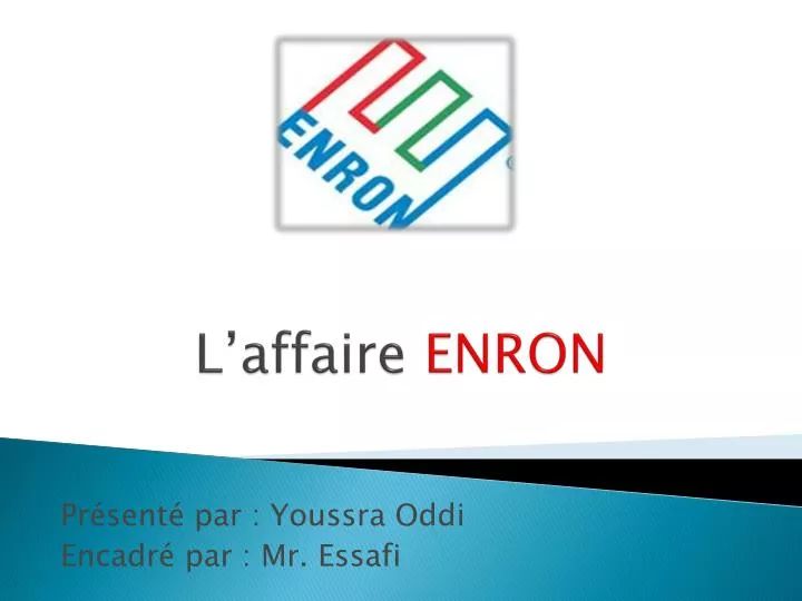 l affaire enron