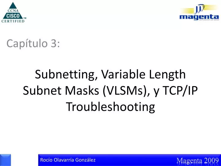 subnetting variable length subnet masks vlsms y tcp ip troubleshooting