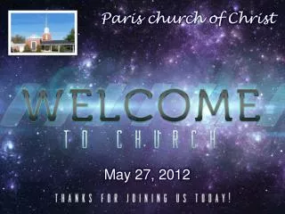 Paris church of Christ