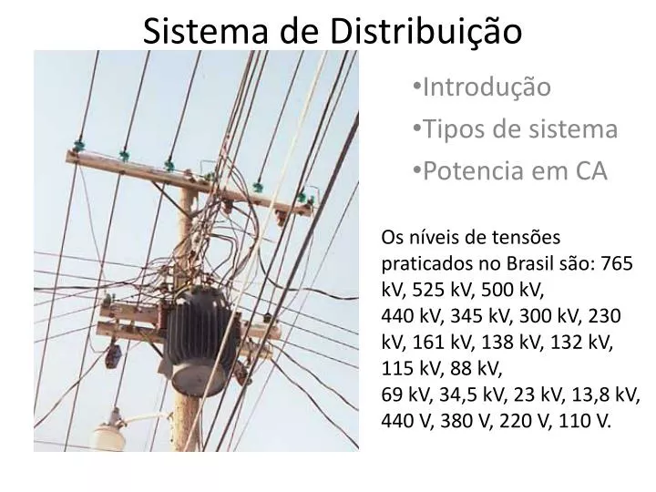 sistema de distribui o